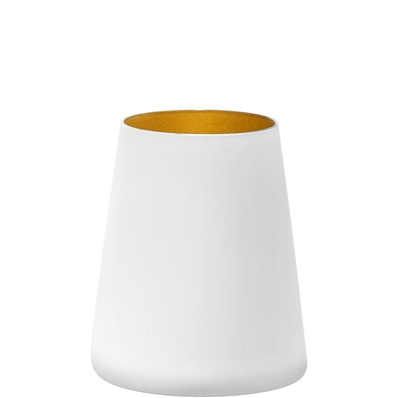Power Bicchiere - Bianco/Oro - 38 cl - Set 6 PZ - Stolzle